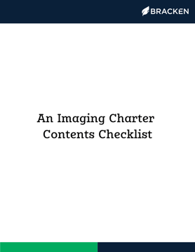 An Imaging Charter Checklist